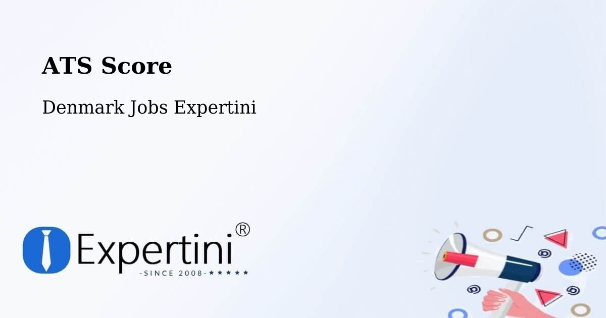 Resume ATS Score & Job Description Match Tool – Stenlille - Denmark Jobs Expertini